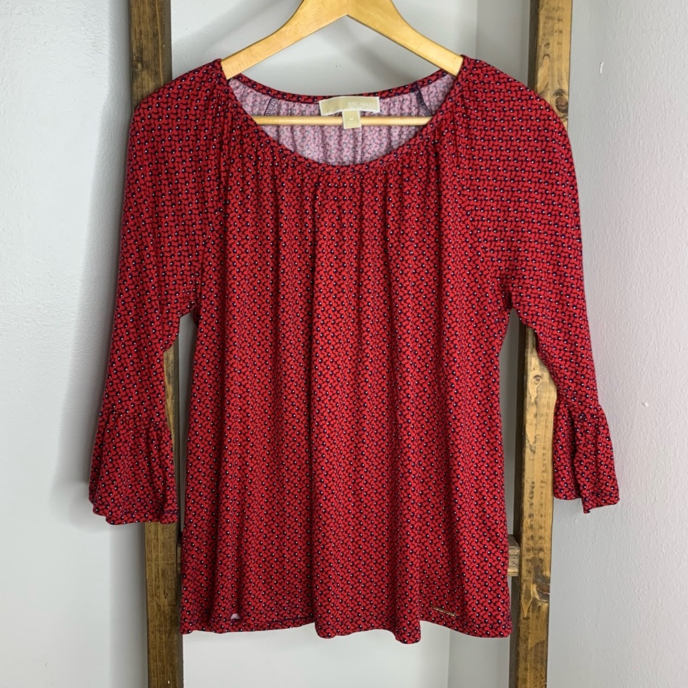 Michael Michael Kors Red Women's Top M